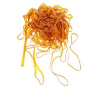 Amosfun 56 Elastici Larghi e Spessi in Gomma Gialla, Kit Elastici Versatili per Uso Domestico e Ufficio, Fasce Elastiche Resistenti per Organizzazione e Imballaggio, Confezione da 500 G