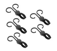 Amosfun 5pezzi Ganci Per Passeggini Ganci Da Appendere Per Borse Per Pannolini e Generi Alimentari Clip Organizer Per Passeggini e Carrozzine Capacità Di Carico Elevata e Installazione
