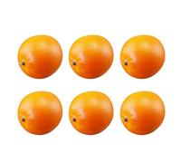 Amosfun 6 Pezzi Decoro Arancione Puntello Arancione Colore Oggetto Di Esposizione Della Frutta Simulazione Sfondo Di Frutta Arancia Frutto Finto Modello