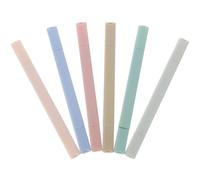 Amosfun 6 Pezzi Evidenziatore a Doppia Punta in Plastica per Studenti | Disegno Carino e Colori Morbidi, Semplice da Usare per Segnare Testi, Scrivere Appunti e Evidenziare Pagine