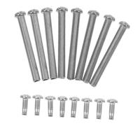 Amosfun 6 Pezzi Kit Riparazione Ventaglio Rivetti e in Metallo Placcato per e Assi Solidi Accessori per Ventagli Te