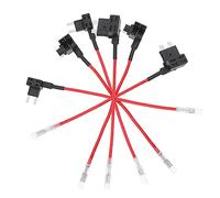 Amosfun 6 pezzi Porta Inline Mini Assortito per Auto per Camion e Barca Protezione e Copertura Antidanni Connettore per Veicoli e Furgoni