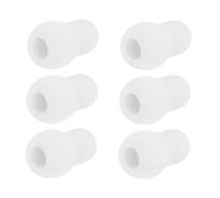 Amosfun 6 Pezzi Set 6 Tappi Auricolari in Silicone Bianco per Stetoscopio, Confortevoli e Adatti a Procedure Cliniche ad Alta Frequenza per Medici e Professionisti
