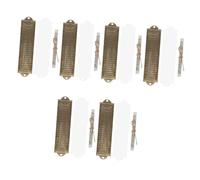 Amosfun 6 Set Mestieri di pergamene sacre Garbo Grazia addobbi soprammobili Vibe Peluche benedici Questo di casa adornare Preghiera cattolica Mezuzah Simboli ebraici mezuzah Metallo