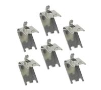 Amosfun 6pezzi Clip Per Ripiano Frigorifero Ganci Supporto Per Ripiani Del Frigorifero Adatto Per Maggior Parte Dei Frigoriferi Domestici Facile Da Installare e Usare