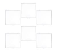 Amosfun 6pezzi Contenitore Plastica Trasparente Per Campioni Di Insetti Espositore Con Cerniera e Coperchio Piccola Custodia Per Raccolta Farfalle e Ricordi