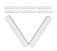 Amosfun 8 Pezzi Dischi di Peso in Acciaio Elettrolitico 12x2,5x0,7 Cm per Gilet e Cavigliere Zavorrate Regolabili, Accessori per Allenamento Forza e Fitness in Palestra e Casa