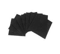 Amosfun 8 Pezzi Filtro a carbone Controllo degli odori per lettini per gatti assorbitore di odori di carbone Filtro del compostore da cucina Cotone al carbone Nero