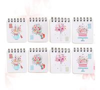 Amosfun 8 Pezzi Quaderno a Spirale Cartone Animato Tascabile in Carta | Scuola e Ufficio, Formato Compatto, Annotazioni Rapide, Promemoria, Adatto a Insegnanti e Personale Stile Casuale