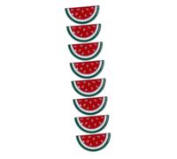 Amosfun 8 Pz Distintivo da bavero di anguria Spilla di anguria Spilla di frutta fermaglio per sciarpa Spilla a forma di anguria spilla di cartone animato clip per cardigan da donna lega
