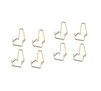 Amosfun 8 Pz Staffa display minerale portalibri Portaoggetti minerali porta piatto da esposizione supporto porta telaio decorazioni in oro arredamento mostrando stand Portagioielli
