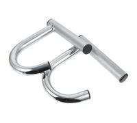 Amosfun Accessori per Funi di Tensione 2 Pezzi, Maniglie in Metallo Impugnatura Antiscivolo per Fasce di Resistenza, Set per Allenamento Forza Casa e Palestra