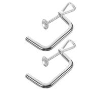 Amosfun Accessori per Macchina la Pasta Manuale 2 Pezzi Clip di Fissaggio Morsetto di Ricambio per Cucina Stabile e Facile da Pulire