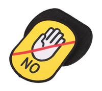 Amosfun Adesivi Sociali per Cani 2 Pezzi Riutilizzabili per Facile Identificazione e Avviso in Spazi Pubblici Forme Multiple per Collare e Guinzaglio