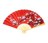 Amosfun Adorabile ventaglio cinese decorativo da parete grande ventaglio pieghevole per la casa, decorazione da parete, arte da parete moderna, perfetta per la fotografia