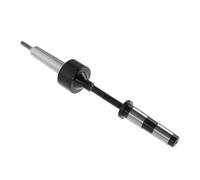 Amosfun Asse centrale del mandrino del tornio mandrino della penna a penna per tornio per legno per per tornitura legno Silver