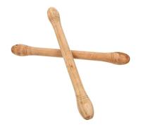Amosfun Bacchette per Tamburo in Legno da 24 Pollici, Suono Bello e Perfette per Performance, 1 Paio per Spettacoli Sul Palco e Scuole