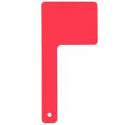 Amosfun Bandiera Rossa Accessorio Moderno Cassetta Postale di in Acrilico Resistente alle Intemperie Rotazione Fluida per Cassetta la Posta Esterna