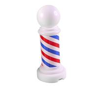 Amosfun Barbiere Luminoso Aperto Del Salone Palo Luminoso Insegne Al Neon Del Negozio Di Barbiere Classico Palo Barbiere Delicato Plastica Bianca Del Negozio Ruotare