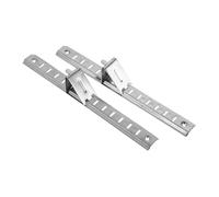 Amosfun Barra Di Supporto in Acciaio Inossidabile 20 Cm Per Ripiano Frigorifero e Congelatore Con Ganci Kit 2 Pezzi Accessori Per Armadi Frigoriferi e Freezer