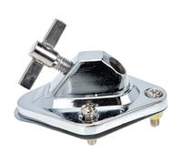 Amosfun Base per Gambe Grancassa in Lega, Supporto Compatto per Percussioni, Accessorio Resistente per Batteria Acustica e Strumenti Musicali, per Sostituzione e Trasporto