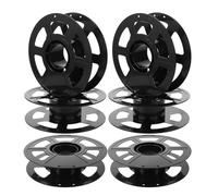 Amosfun Bobine di Filamento Riutilizzabili in Plastica per Stampante 3d, Set da 6 Bobine Vuote Leggere Supporto per Organizzazione Filamenti, Compatibili per Uso Domestico, Ufficio
