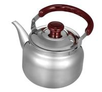 Amosfun Bollitore in Acciaio Resistente con Manico Termoisolante Versatile per Piano Cottura a Gas ed Elettrico per Casa e Esterni come Campeggio e Picnic