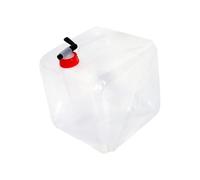 Amosfun Borraccia Pieghevole 20l in PP e PE per Campeggio e Viaggio | Manico Doppio, Interfaccia Sigillata, Bianco, per Acqua Potabile e Bevande, Uso Esterno e Crociere