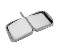 Amosfun Borsa Porta Cd Portatile - Capacità 48 - Organizzatore - Per Dvd Musica Audio - Con Maniglia Custodia Per Il Trasporto - Chiusura - Compatta Per Auto