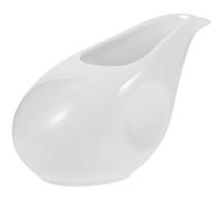 Amosfun Brocca per Latte in Ceramica 100Ml Salsiera per Salsa Design Artigianale per Bar e Cucina Professionale