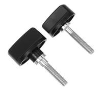 Amosfun Bulloni per Binari a T e Manopole Filettate per Bastone Selfie, Vite di Fissaggio Ergonomica Antiscivolo, Accessori Riparazione Selfie Stick, Set 2 Pezzi per Uso Fotografico