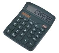 Amosfun Calcolatrice da Ufficio Piccola a Doppia Alimentazione Solare e Batteria, Calcolatrice di Base Compatta per Studenti e Scrivania, Strumento di Calcolo Leggero e Portatile Colore