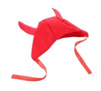 Amosfun Cappello da Cosplay con Rosse Accessorio per Feste Halloween Natale e Ruolo e Oggetto Fotografico Unico