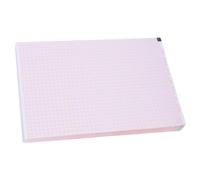 Amosfun Carta per Elettrocardiogramma 210x140 Mm 140 Fogli con Griglia Rossa Precisa Compatibile per Apparecchiature Mediche Diagnostiche Uso Clinico Ospedaliero
