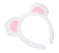 Amosfun Cerchietto con Orecchie D'orso, Cerchietto per Capelli con Orecchie di Animali di Peluche per Feste in Maschera, Giochi di Ruolo, Trucco, Servizi Fotografici, Uso Quotidiano, Accessorio per