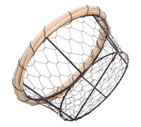 Amosfun Cestino in Filo Cestino Per Pane Contenitore Per Frutta e Organizer Per Snack Ventilazione Sul Per Mantenere Cibo Fresco e Organizzato