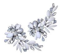 Amosfun Ciondoli per Scarpe Clip e Strass Fermagli per Scarpe da Matrimonio Accessori Gioiello per Stivali Adatti a Cerimonie e Feste