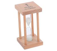Amosfun Clessidra in legno da 1 minuto, 4,5 x 4,5 x 4,5 cm, timer preciso per cucinare e giocare, favorisce la concentrazione e il senso del tempo per bambini e adulti, ideale come utensile da cucina
