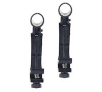 Amosfun Clip Microfono per Batteria Regolabile 2 Pezzi in Abs Nero, Morsetto Antivibrazione per Cerchio Tamburo, Accessorio Strumento Musicale per Musicisti