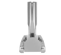 Amosfun Clip per Asta Accessoria per Scopa, Morsetto in Metallo Cromato 2.0mm, Sostituzione per Manico Domestico e Commerciale, Adattatore per Pulizia Uffici, Hotel e Casa