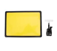 Amosfun Clip per Cartelli Pubblicitari A4 in Plastica ABS con Supporto Porta Etichette per Scaffali Riutilizzabile e Adatta a Supermercati e Negozi di Abbigliamento