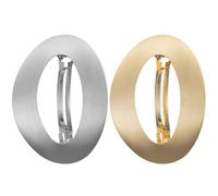 Amosfun Clip per Chioma a Molla in Lega per Coda di Cavallo Accessori Eleganti Design Geometrico 2 Pezzi per Uso Quotidiano e Appuntamenti