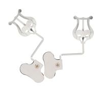 Amosfun Clip Porta Spartiti per Trombone e Flauto, Set 2 Pezzi in Metallo Leggero Angolo Regolabile, Accessori Musicali Portatili per Leggio Orchestrale e Spartiti di Diverse Dimensioni,