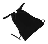 Amosfun Colletto Rabat Staccabile per Sacerdote, Collare Clericale lungo Confortevole, Protezione Collo per Cerimonie Religiose e Servizi Formali del Clero Unisex