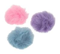 Amosfun Copertura Antivento Clip per Microfono Lavalier 3 in, Riduttore Vento Leggero Adatto per Microfoni 0,5-1,2 Cm, per Podcasting e Streaming