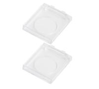 Amosfun Copertura Pulsante Interruttore in Plastica PC Strass, 2 Pezzi Protezione per Tavolo da Disegno Luminoso A3 A4, Accessorio Adesivo Anti Spegnimento per Lavagna da Disegno
