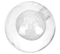 Amosfun Coprilampada Rotondo in Vetro G9, Paralume a Globo di Ricambio, Copertura Trasparente per Applique da Parete, Arredamento Vintage per Casa