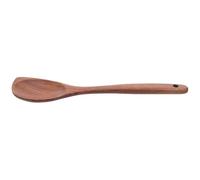 Amosfun Cucchiaio da Zuppa in Teak Leggero e Resistente al Calore con Manico lungo Ergonomico Mestolo Angolato Giapponese in Legno per Servire e Mescolare Salse Ramen e Porridge