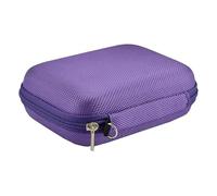 Amosfun Custodia in EVA per 10 flaconi Roll-on da 10 ml, colore: Viola | Custodia compatta 14 x 11 x 4,5 cm per organizzare e trasportare bottiglie di oli essenziali compatibili