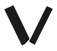 Amosfun Custodia Nera per Mannaia e Coltelli da Chef 8 Pollici Fodero Leggero in Plastica Resistente Interno Antigraffio Protezione Portatile per Utensili da Taglio da Cucina Set da 2